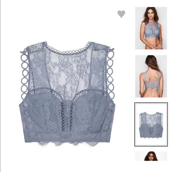 Victoria's Secret Other - Lace high neck bralette sky blue loopy sexy